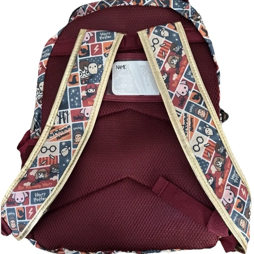 Harry Potter Kids Backpacking Backpack With Lunch Bag - School Bag Boys - 5pc